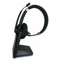 Innovera Monaural Over The Head Bluetooth Headset, Black/Silver 70002